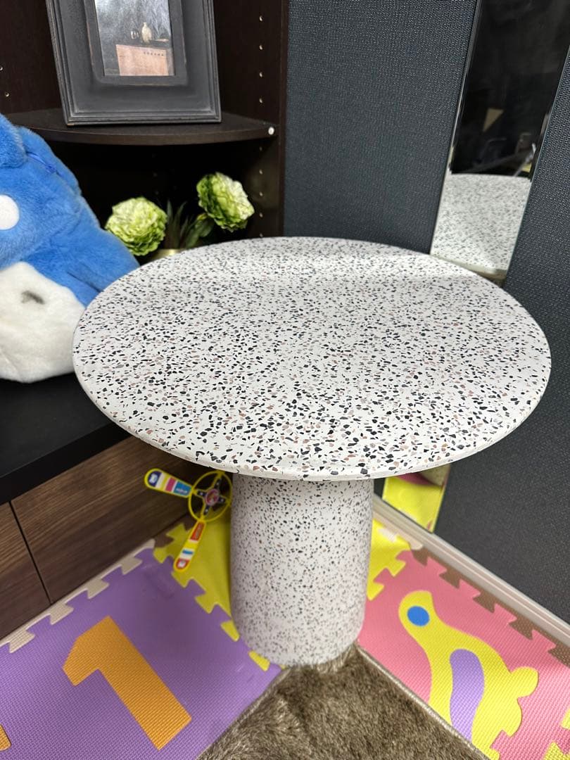 フル サイドテーブル　コー​​ヒーテーブル エンドテーブル　高級トレイテーブル