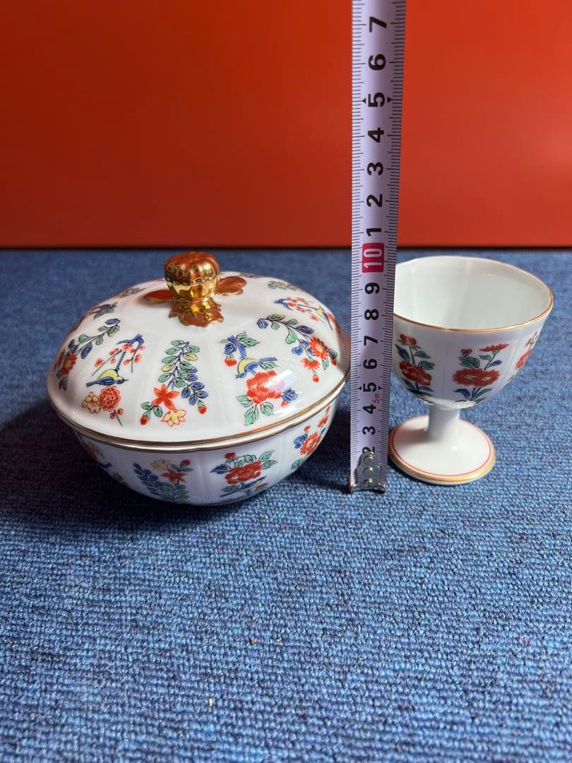 1011 其泉　色絵草花文　梅菊文　まとめ売り　金彩　未使用