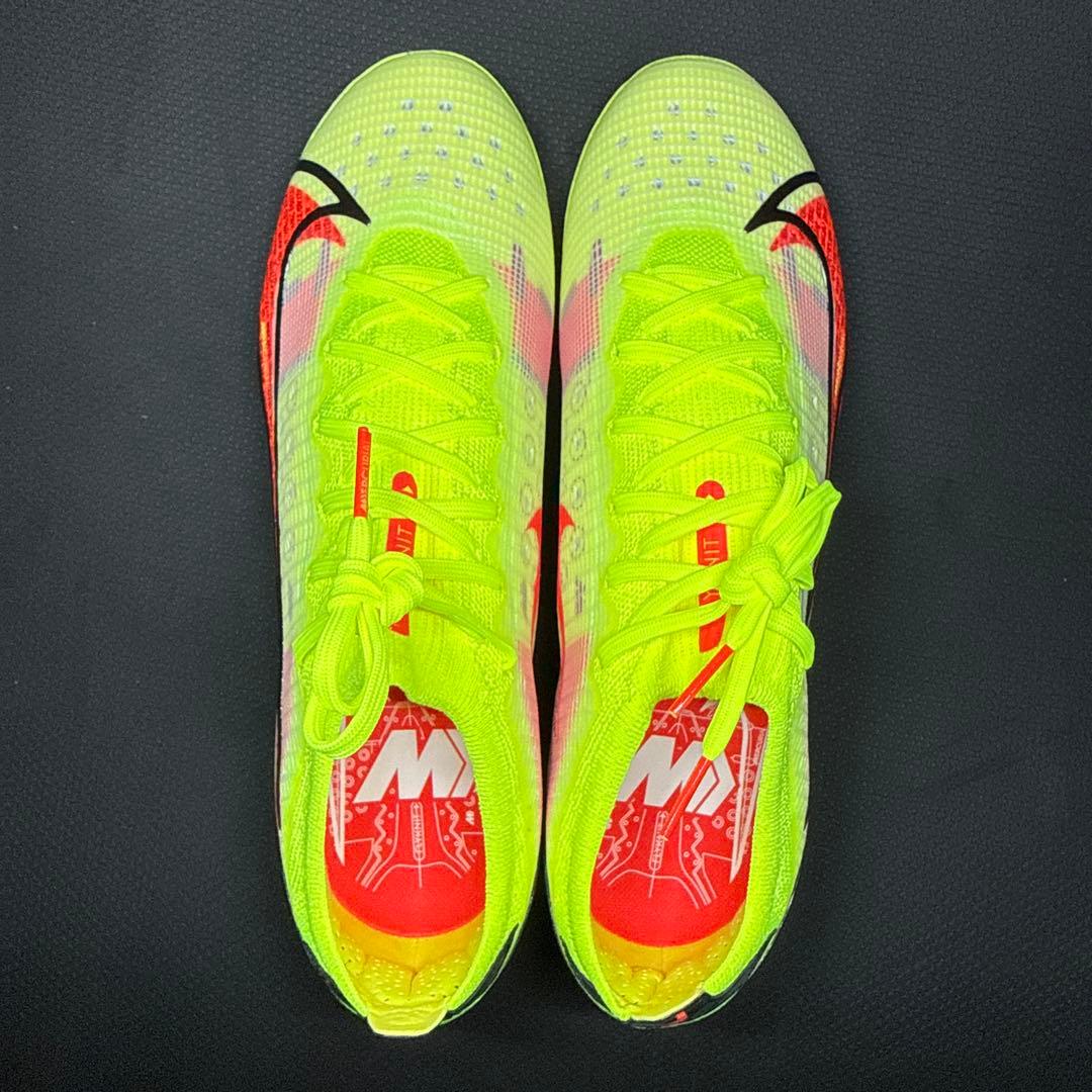 27cm Nike Vapor 14 サッカーシューズ ネオンイエローFG