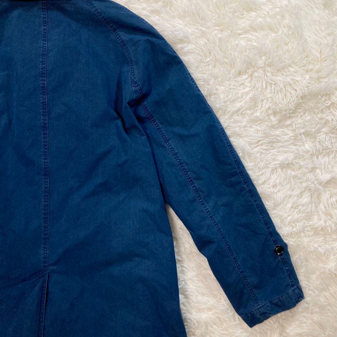ノースフェイス パープルレーベル ビームス別注 インディゴステンカラーコート M