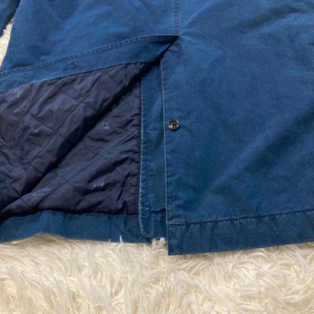 ノースフェイス パープルレーベル ビームス別注 インディゴステンカラーコート M
