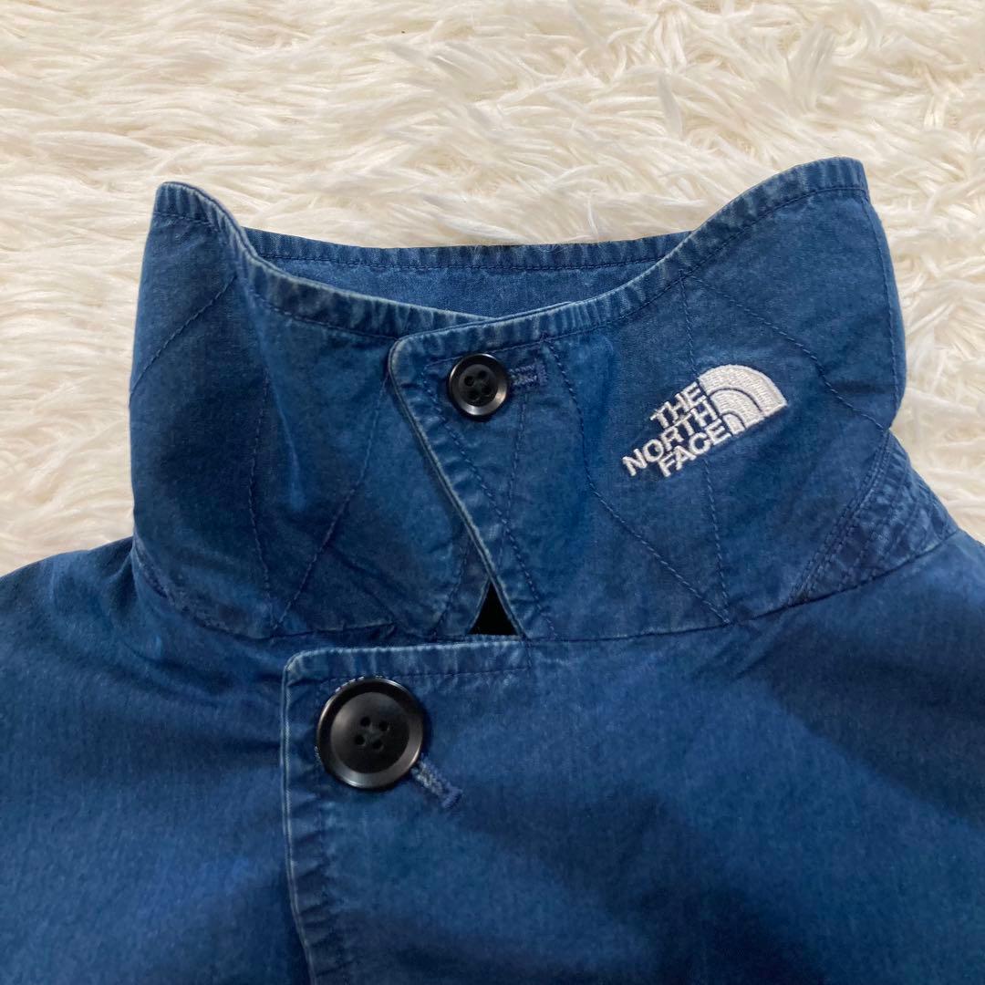 ノースフェイス パープルレーベル ビームス別注 インディゴステンカラーコート M