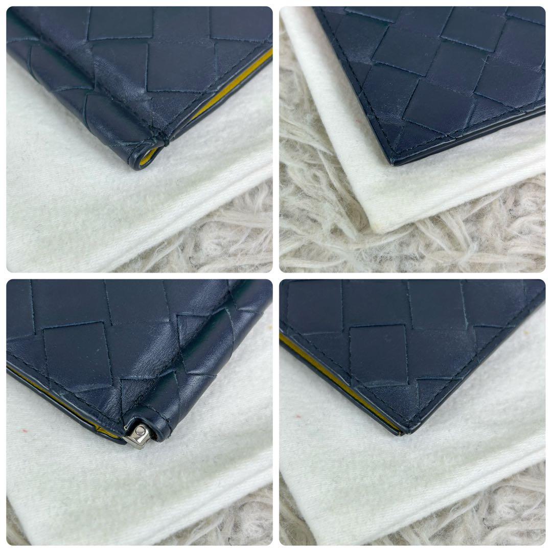 ✨美品 ボッテガヴェネタ マネークリップ マキシイントレチャート バイカラー