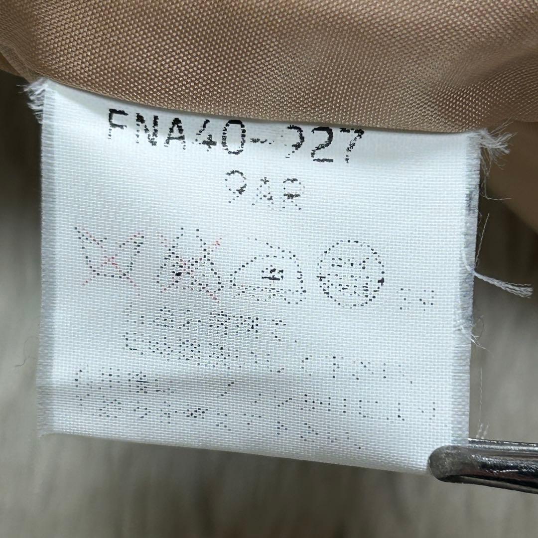 ビンテージ Burberrys アンゴラ カシミヤ混ノーカラーコート ベージュ