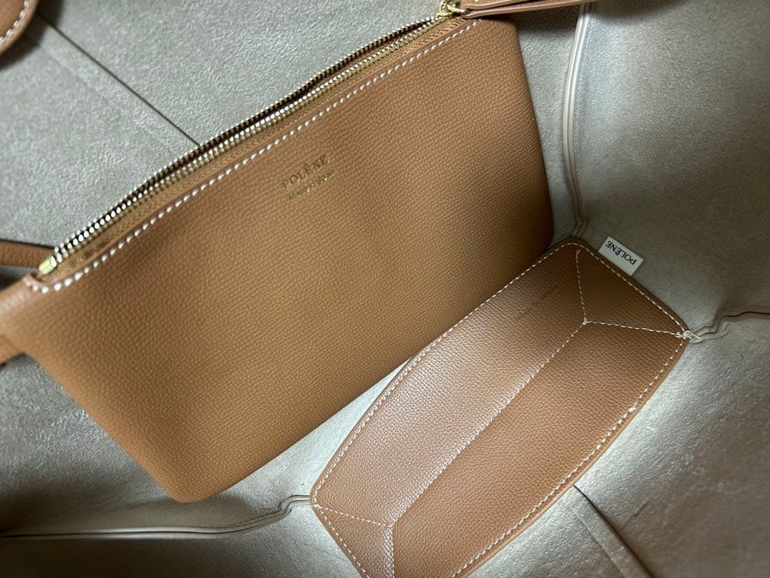 POLÈNE Cyme キャメル 大 ラージサイズ