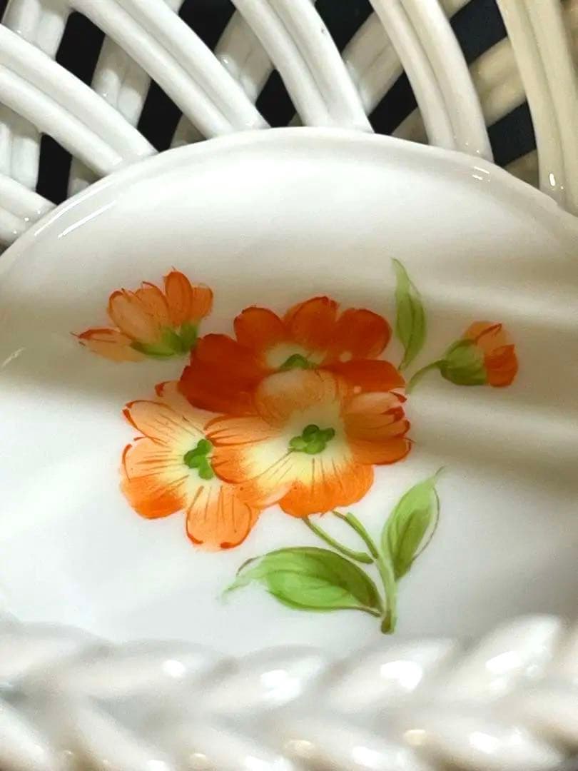 puppy 大倉陶園 ミニ バスケット 小物入れ