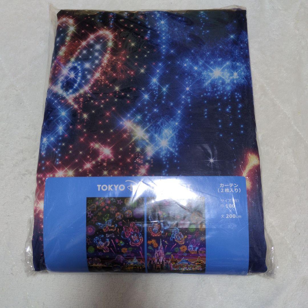 未開封品　東京ディズニーリゾート　カーテン2枚入り