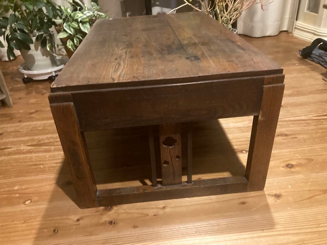 昭和レトロ　木製文机　ローテーブル　15