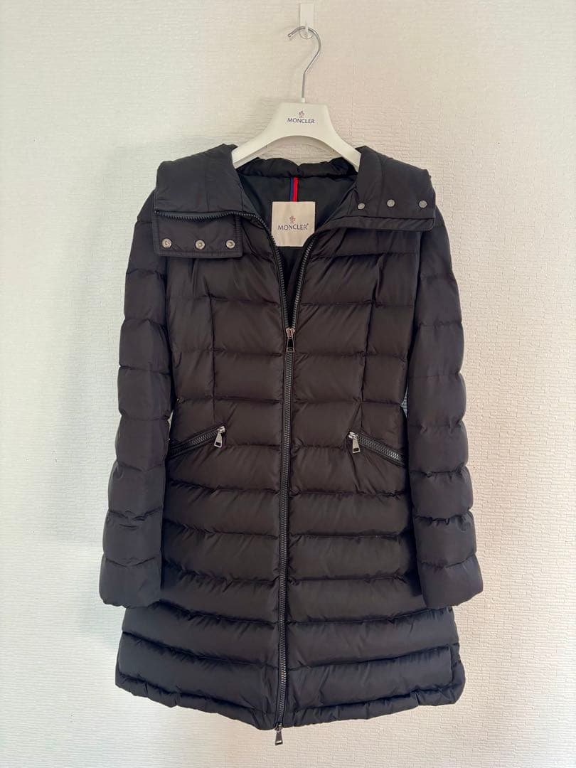 MONCLER フラメッテ ダウン 0サイズ ブラック