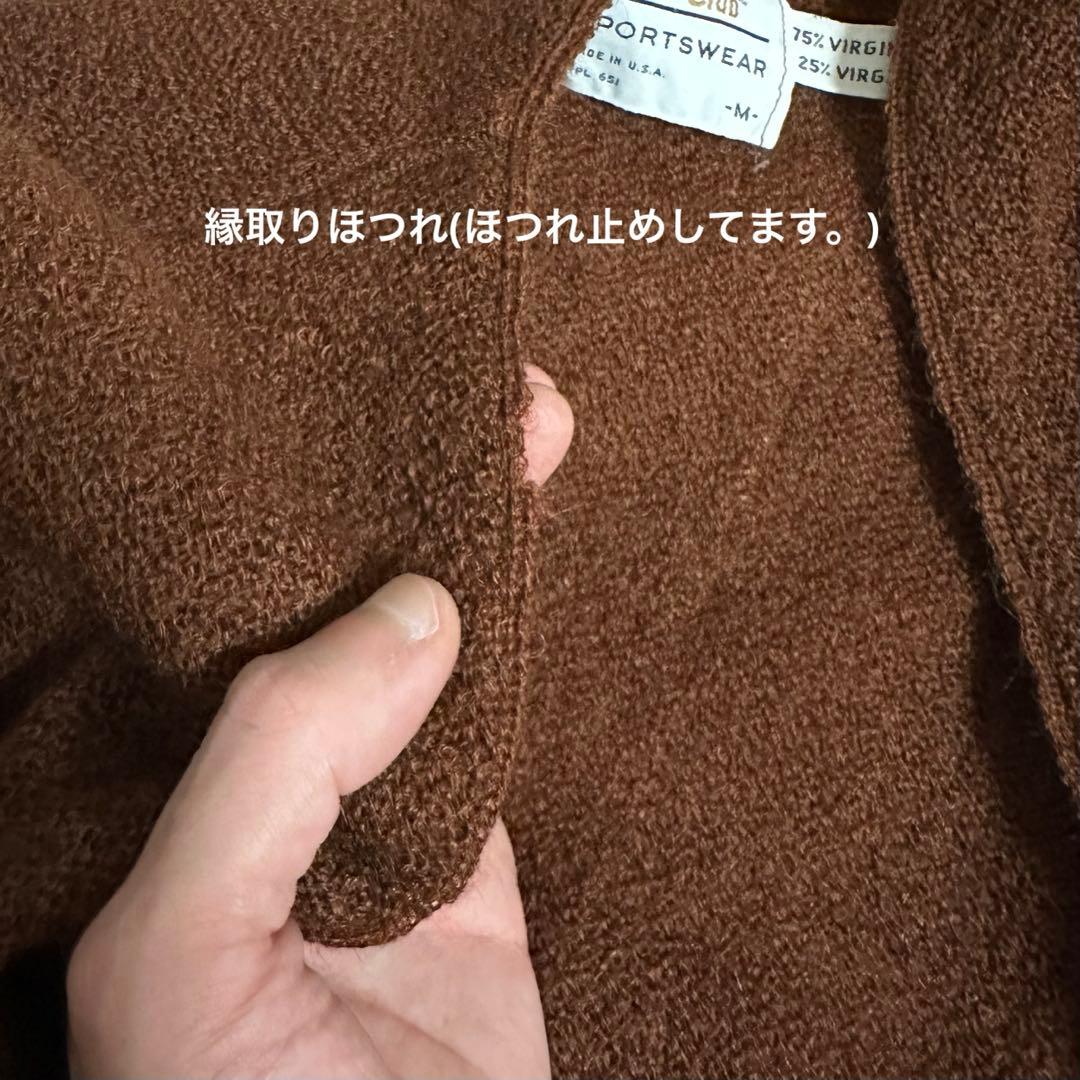極希少 60s USA製 Career Club モヘア ニットカーディガン