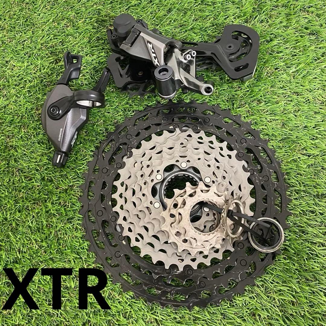 美品。SHIMANO XTR+ シフターXT 12速