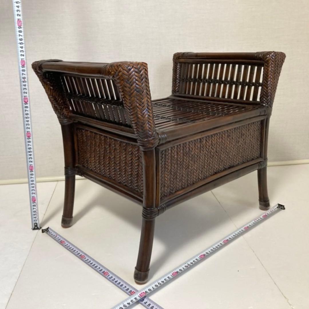 竹製 スツール チェア 椅子 ベンチ 置物台 飾り棚 和風 家具 モダン レトロ