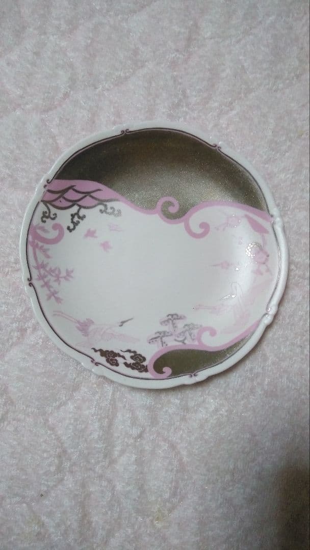 JAPAN CHERRY 銘々皿 波鶴☆有田焼