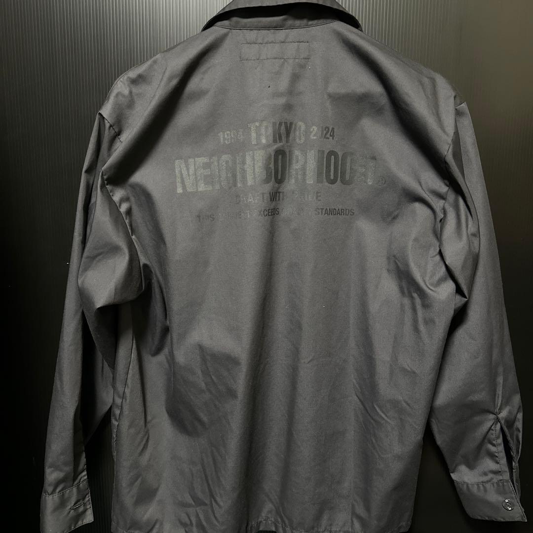 NEIGHBORHOOD 長袖シャツ チャコールグレー SMALL