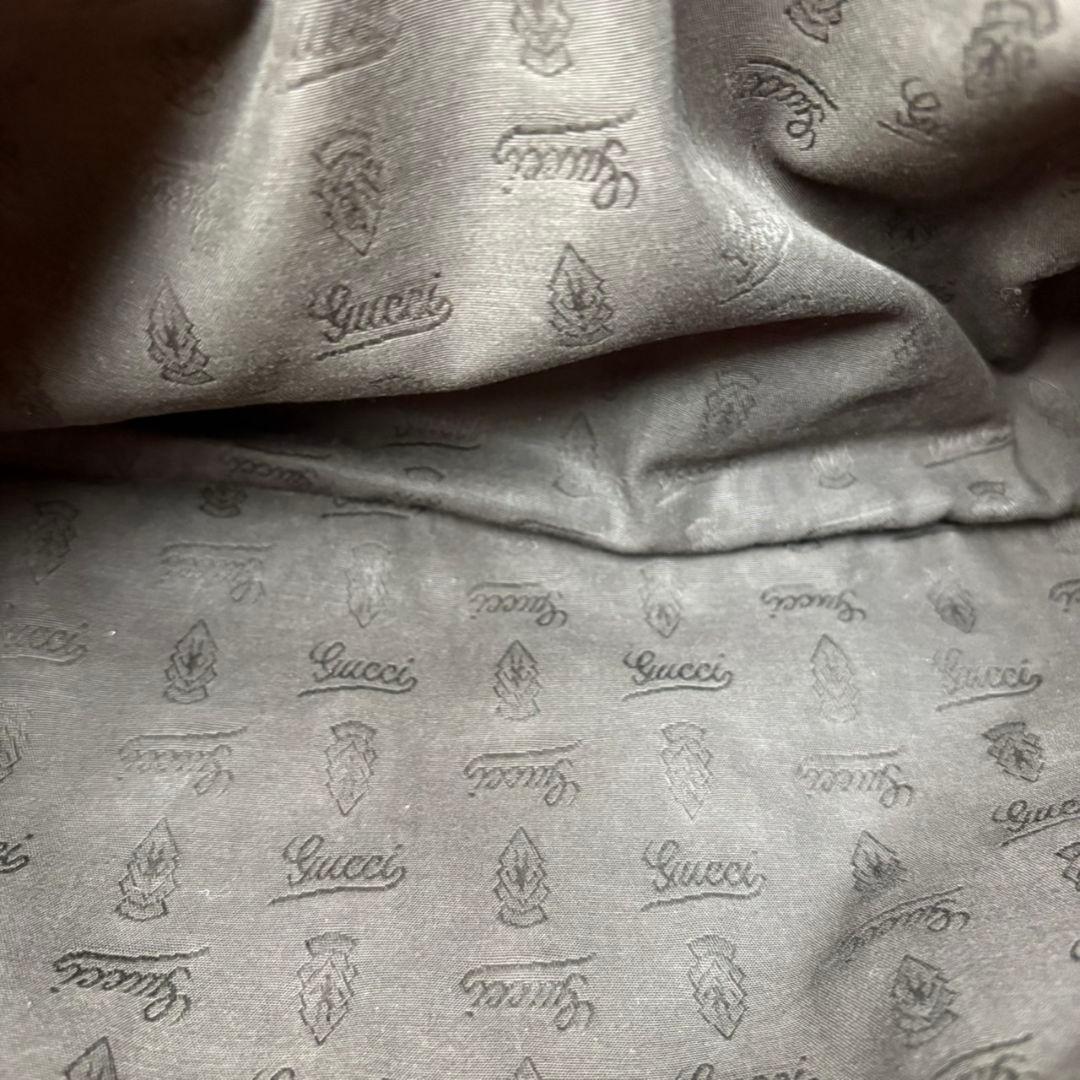 011 GUCCI トートバッグ ハンドバッグ 肩掛け GG柄 e6