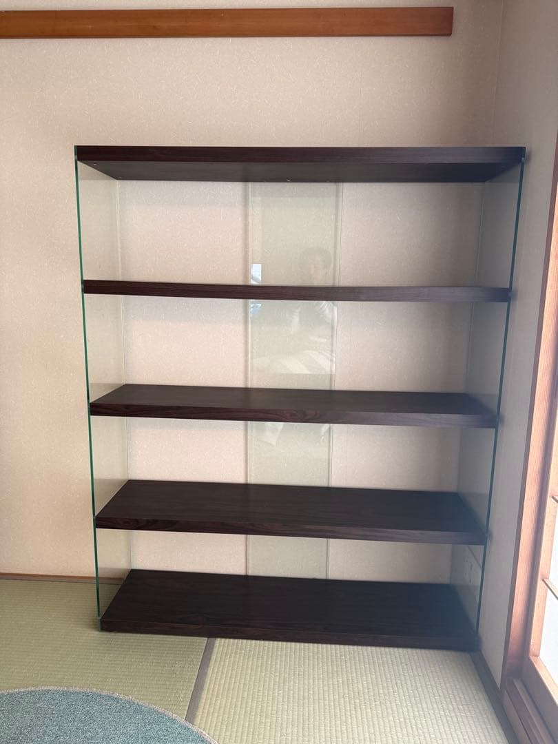 4段チェスト　ガラス