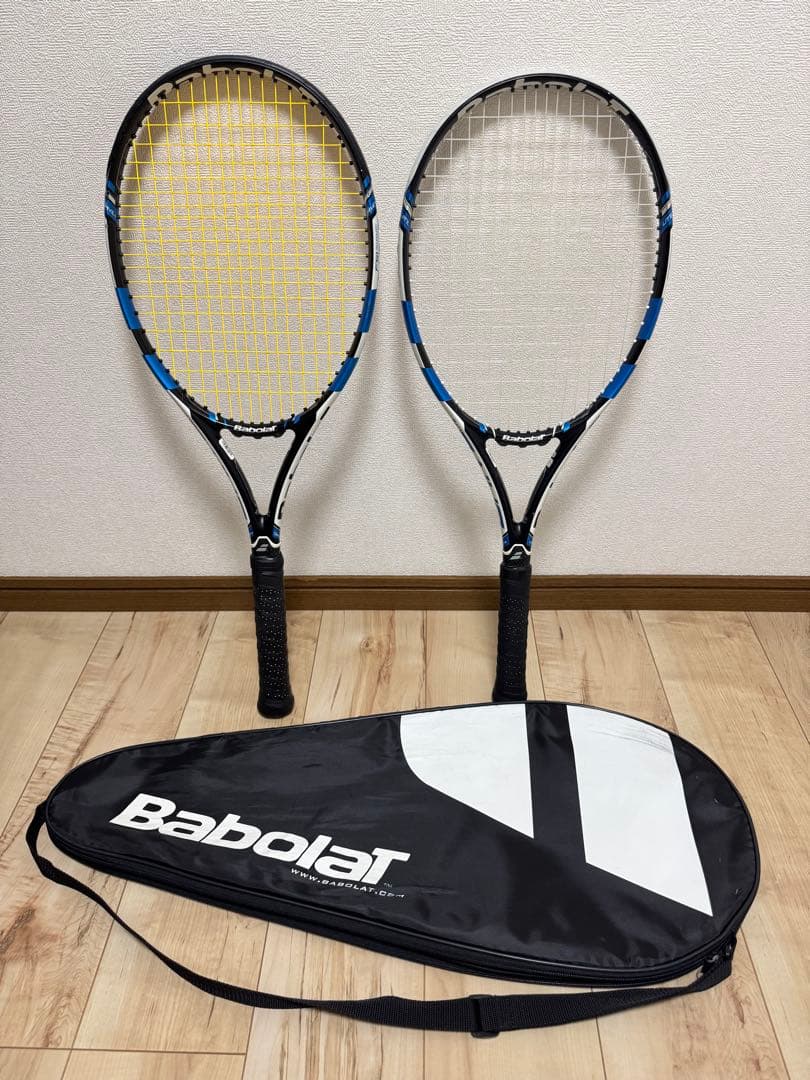 Babolat テニスラケット 2本セット ケース付き