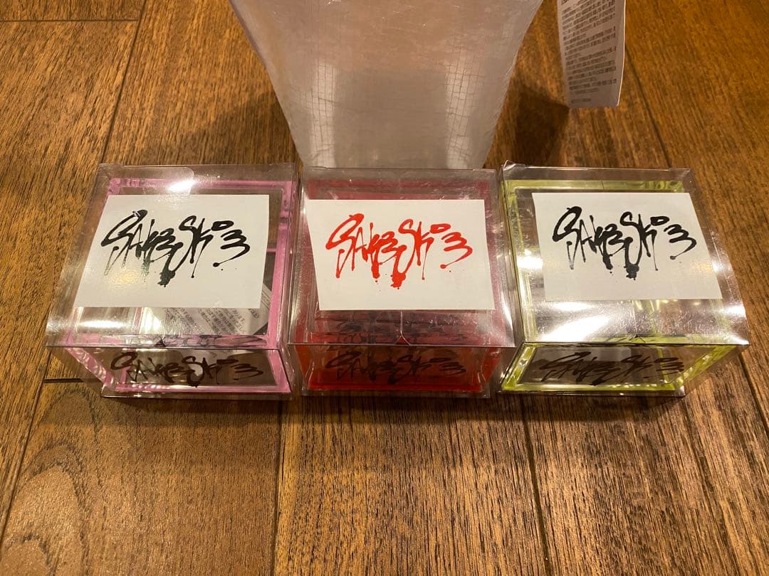 Asimocrafts × SAKESKIE スタッキング酒枡& 1合枡×2個