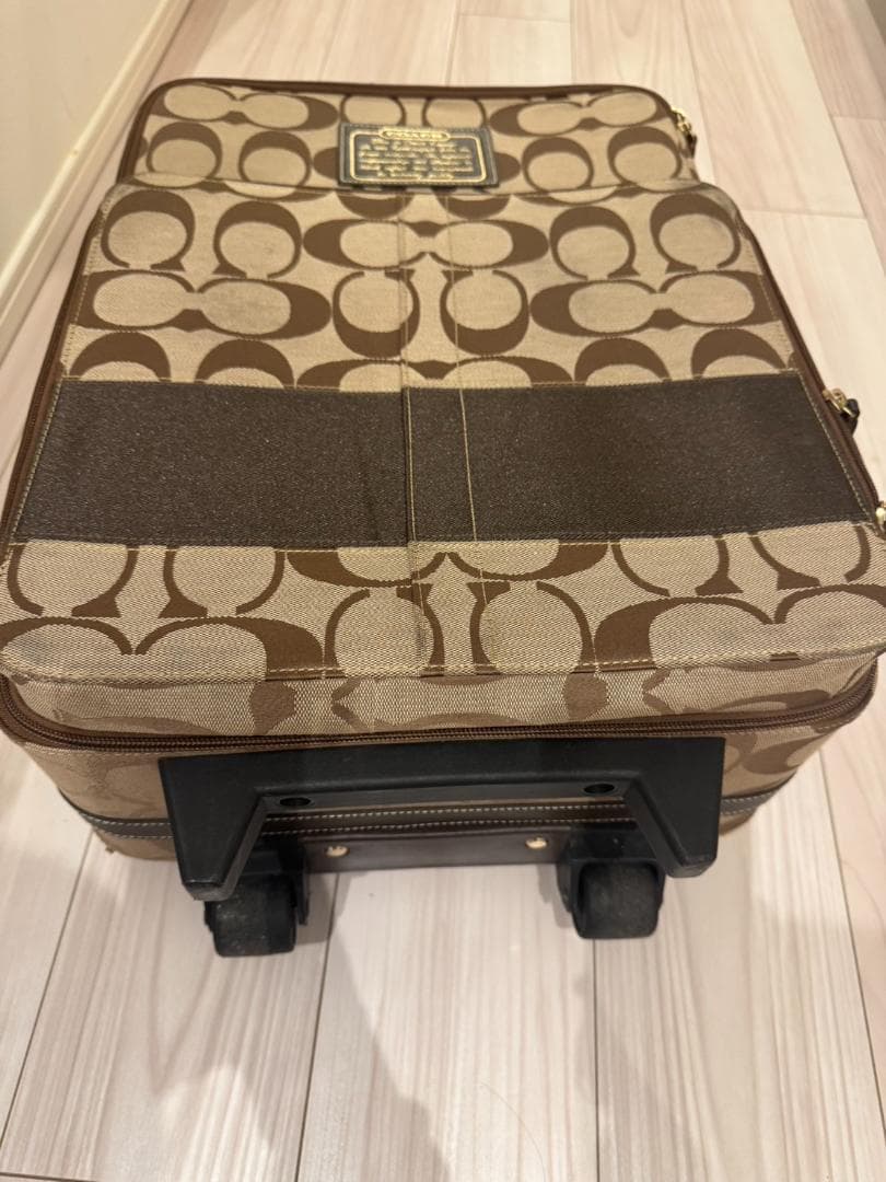 COACH 中型キャリーケース ブラウンモノグラム