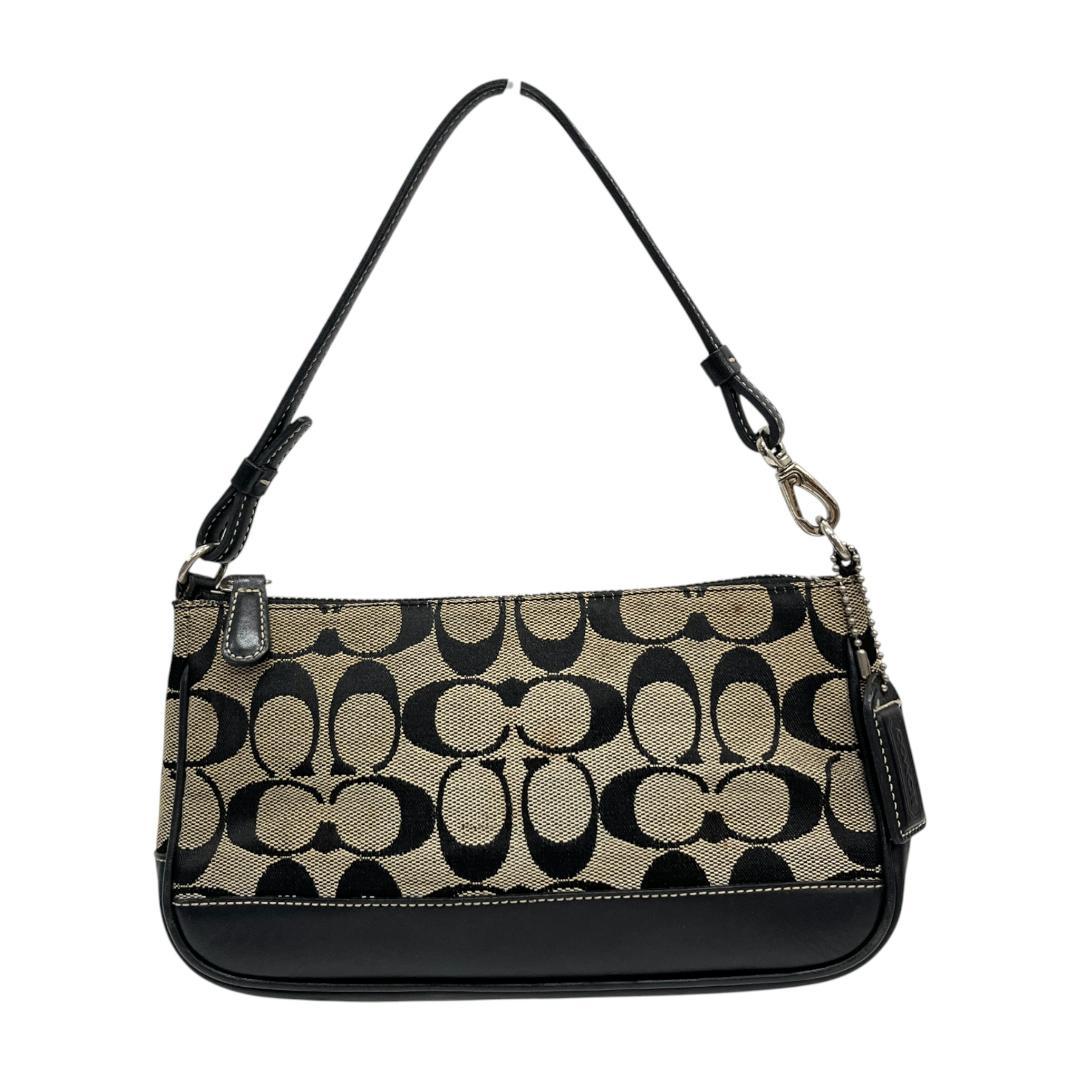 COACH ポーチ ハンドバッグ シグネチャー 6094 シグネチャー 黒