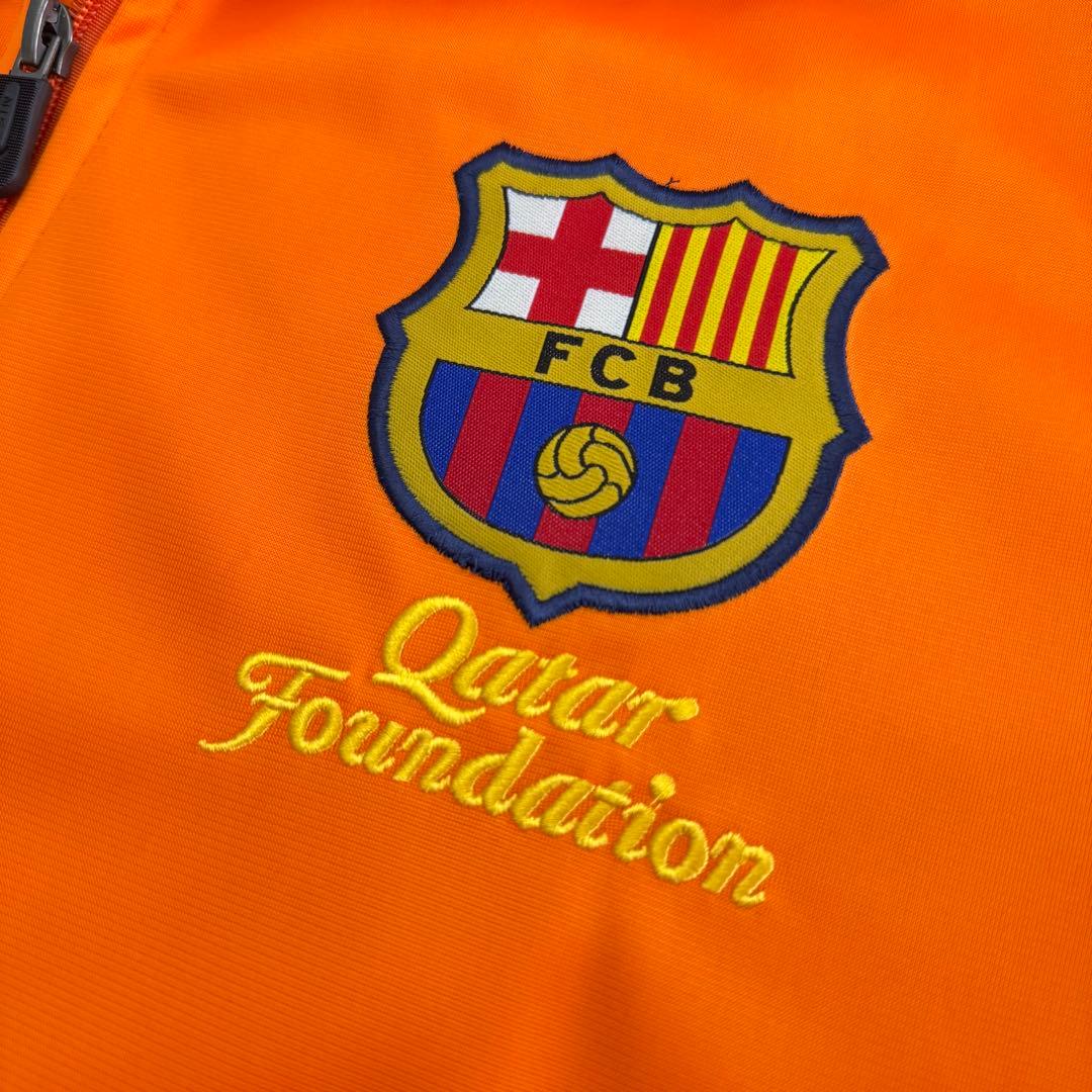 美品00s OLD NIKE ナイキ FCバルセロナトラックジャケット オレンジ