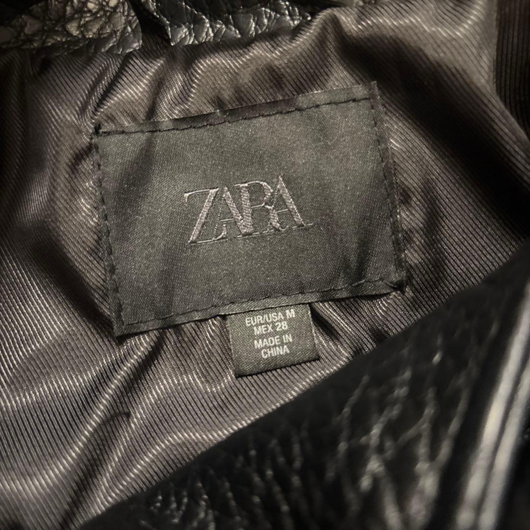 ZARA フェイクレザージャケット Mサイズ