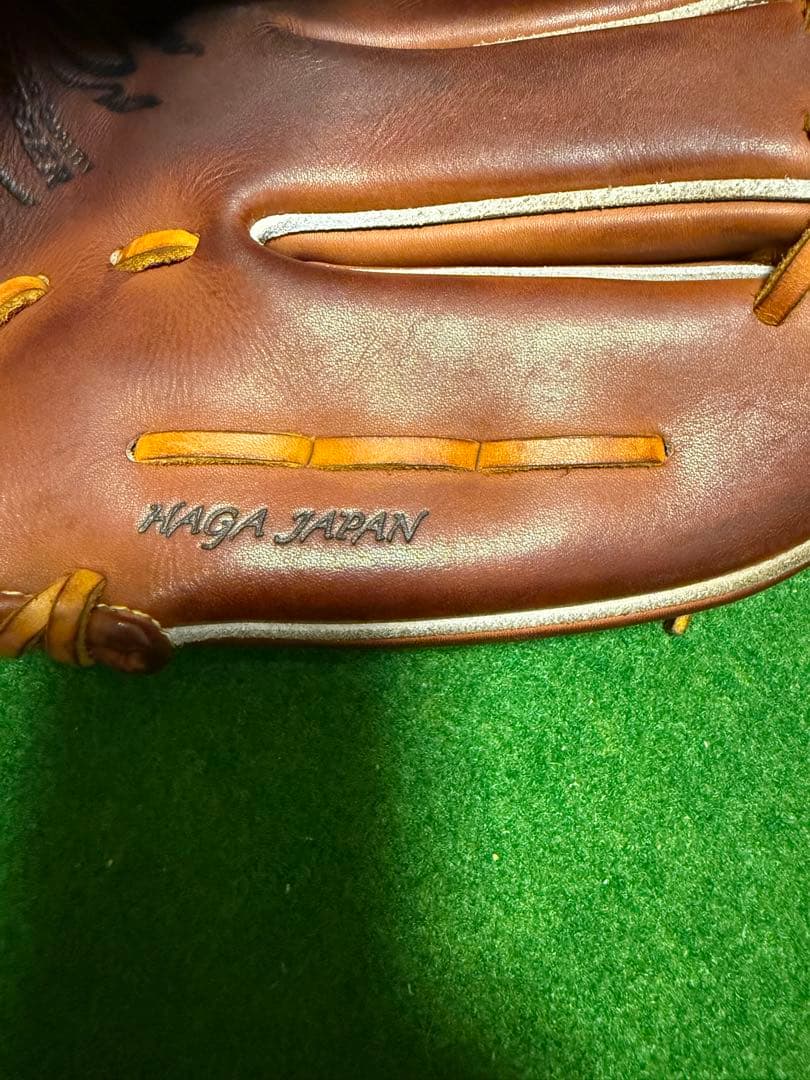 【超美品】ミズノプロ 硬式 投手用 オーダーグローブ 波賀ジャパン
