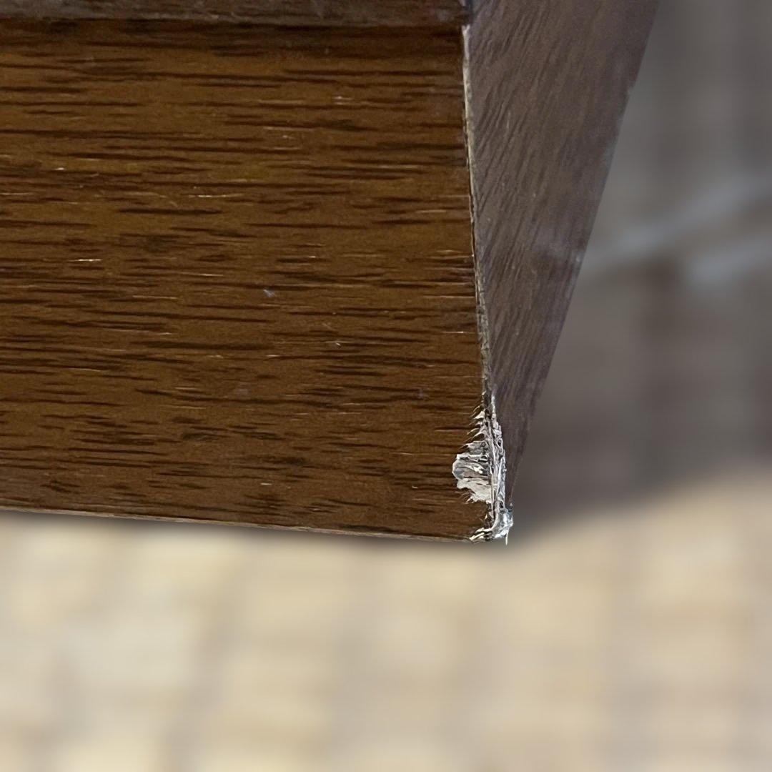 マルニ サイドキャビネット 木製　高級感　電話台　FAX台