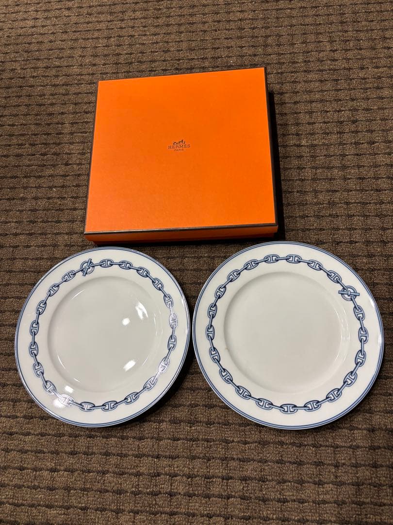 HERMES Chaîne d'Amour 皿 2枚セット