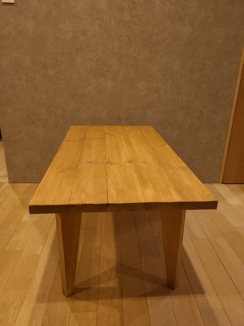 ナチュラルウッド センターテーブル 小型