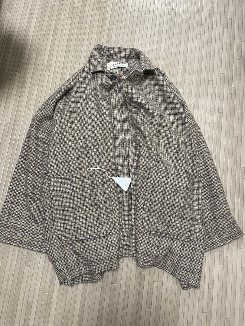 R&D.M.Co-WOOL チェックジャケット　24AW