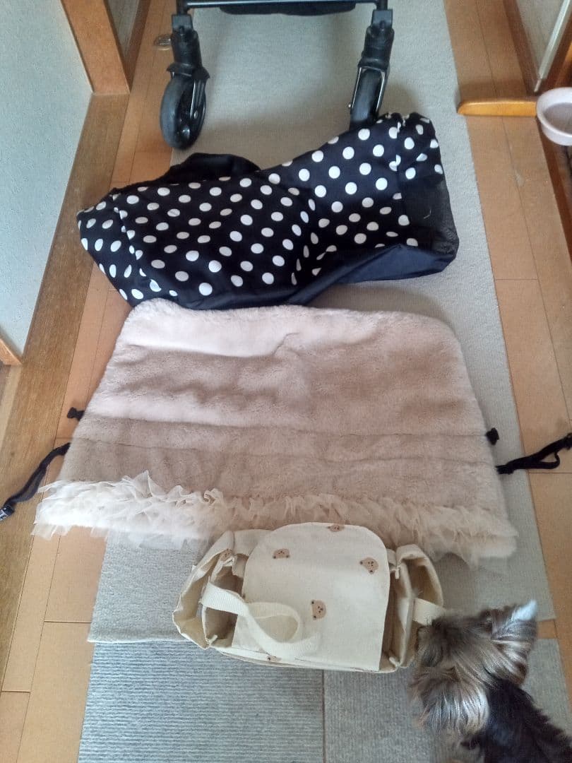 Mother Cat 　ラプレＬ　ペットカート ブラックデニム