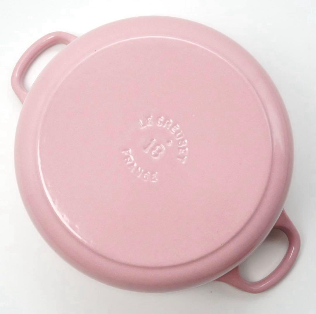 【美品】LE CREUSET　ココット ロンド シフォンピンク　18cm