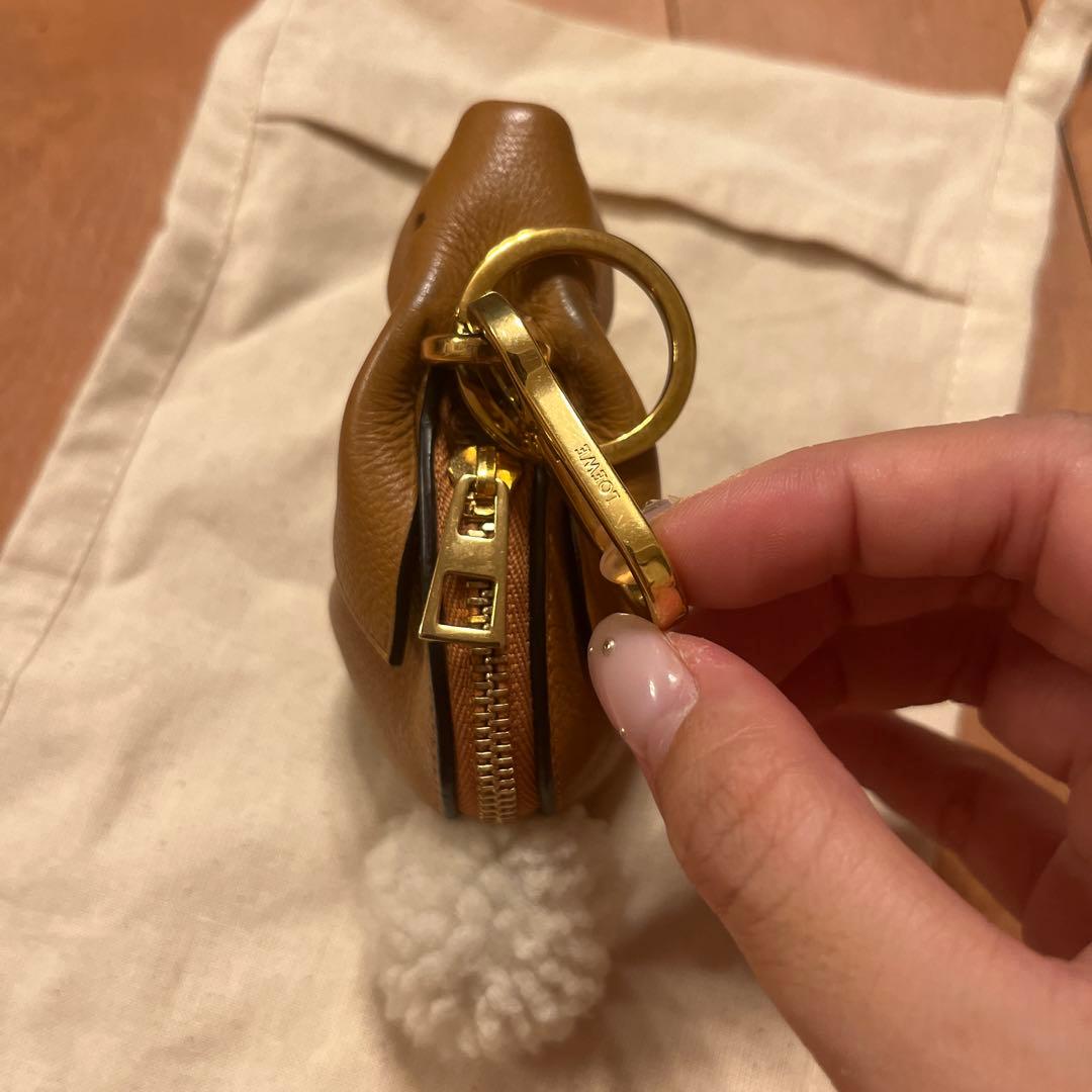 LOEWE うさき型キーホルダー キーリング
