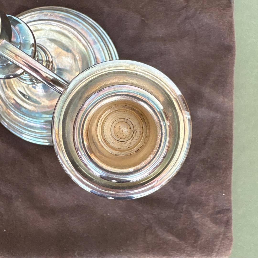 クリストフル　キャンドルスタンド　燭台　Christofle 3灯 ろうそく立て