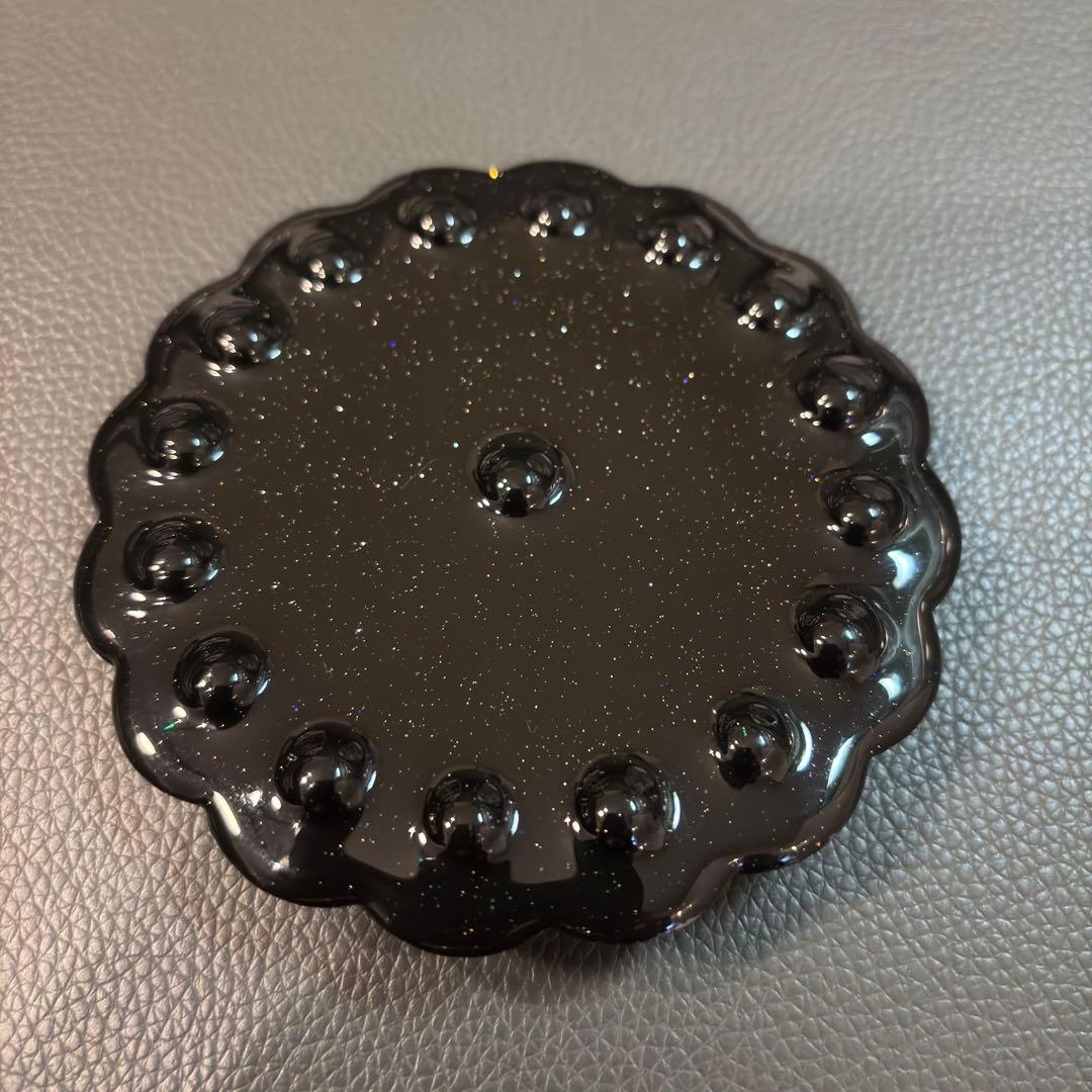 CHC16 クリスタルスピニングプレート　麻炭