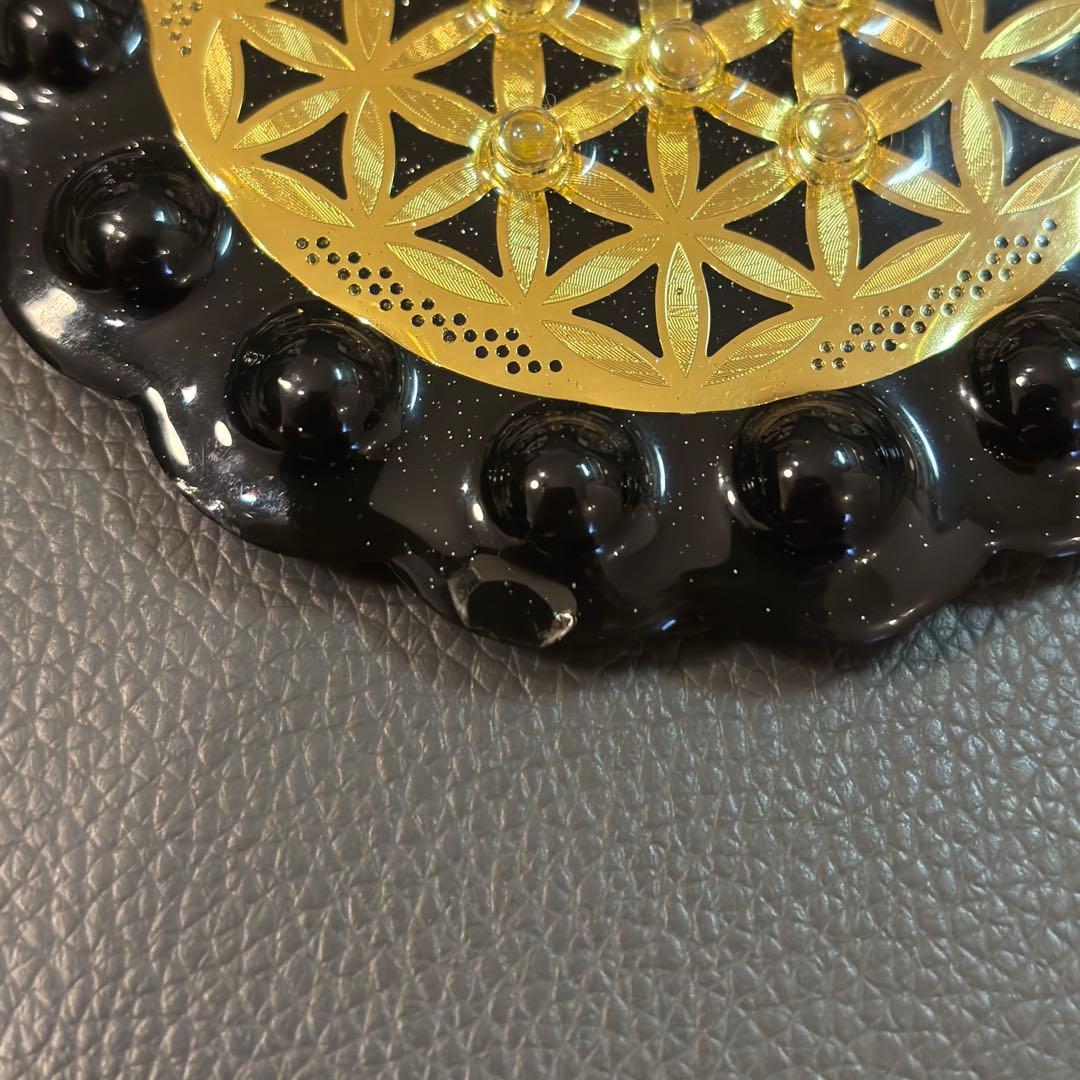 CHC16 クリスタルスピニングプレート　麻炭