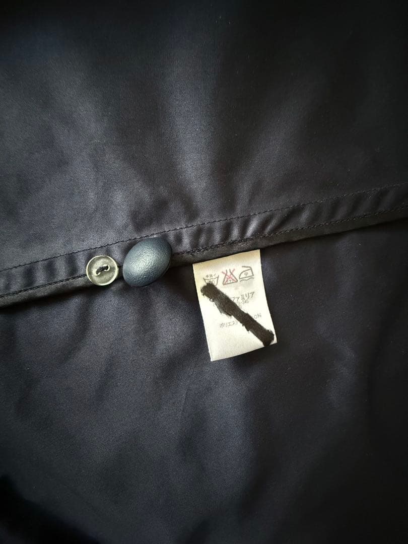 ファミリア familiar 定番オーバーコート紺　140