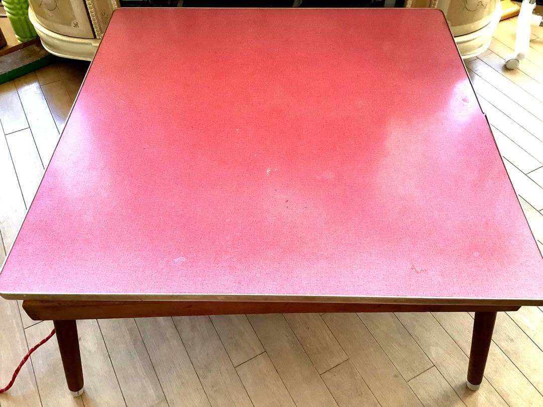 昭和レトロ やぐらこたつ リバーシブル天板 動作確認済み　大和電気