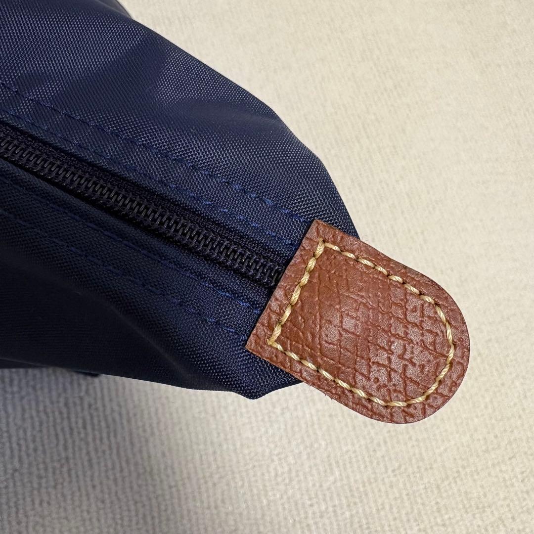 美品✨ロンシャン ル プリアージュ トートバッグ　ネイビー　Lサイズ　ロング