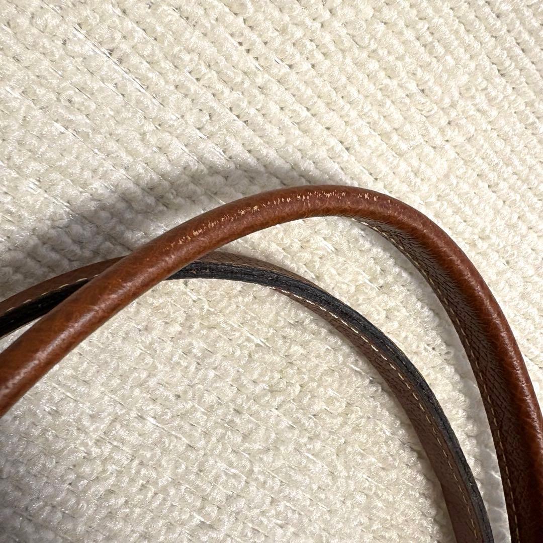 美品✨ロンシャン ル プリアージュ トートバッグ　ネイビー　Lサイズ　ロング