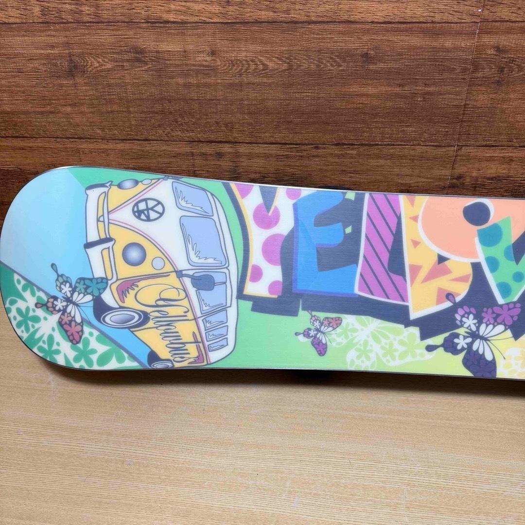 美品　YELLOWBUS イエローバス　レディース スノーボード3点　142cm