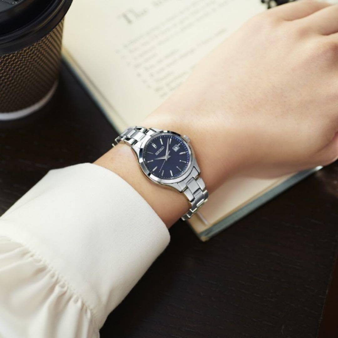 SEIKO STPX095 レディース 腕時計 ネイビー