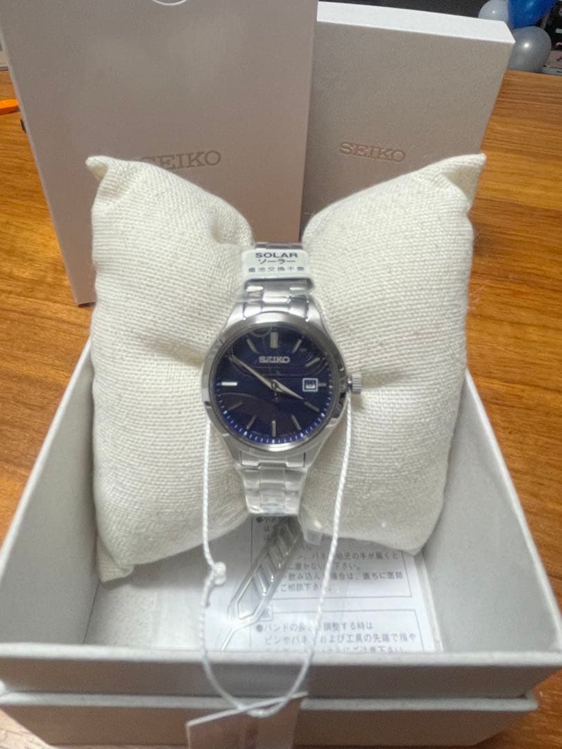 SEIKO STPX095 レディース 腕時計 ネイビー