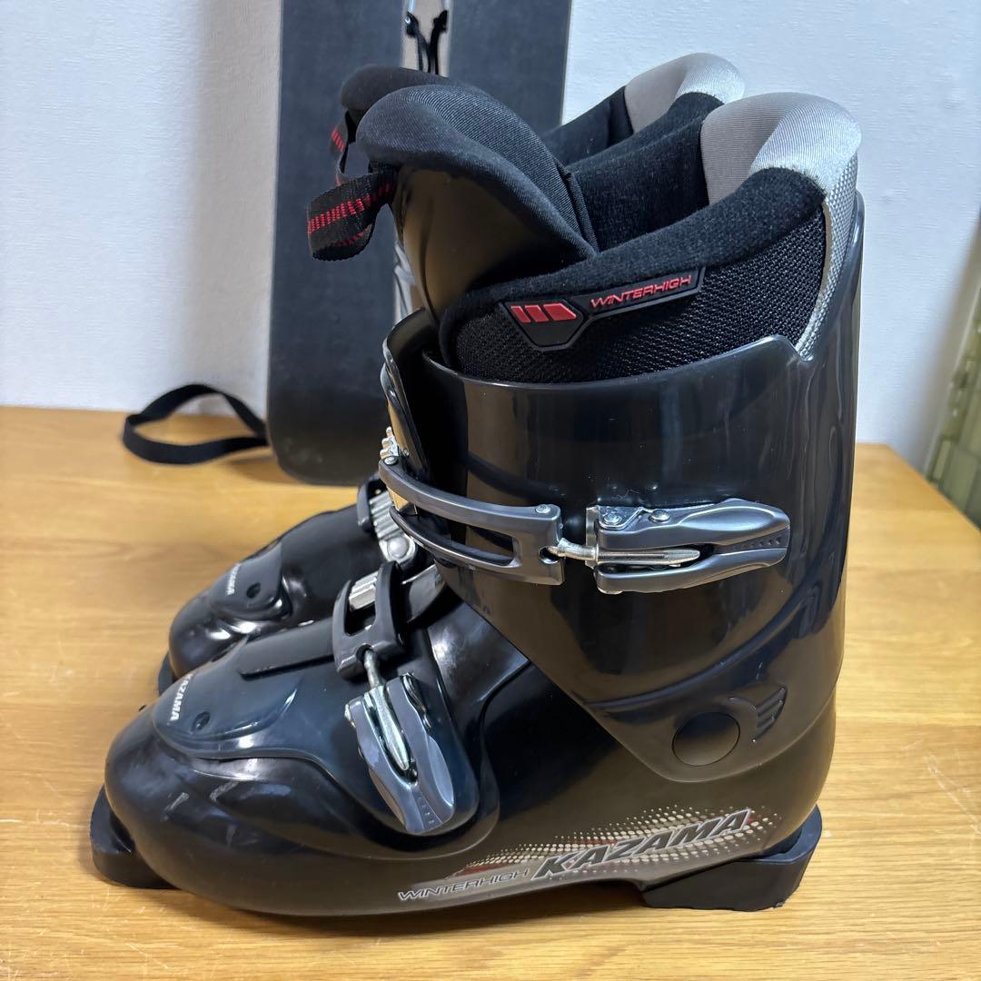 メンズ　ショートスキー　ファンスキーセット　KAZAMA 27-27.5cm