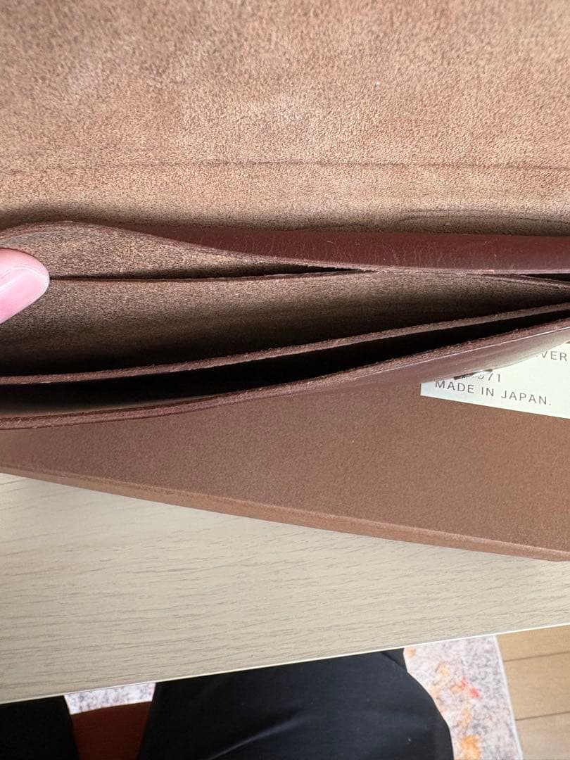 MOTO レザー 長財布 ブラウン トラッカーウォレット