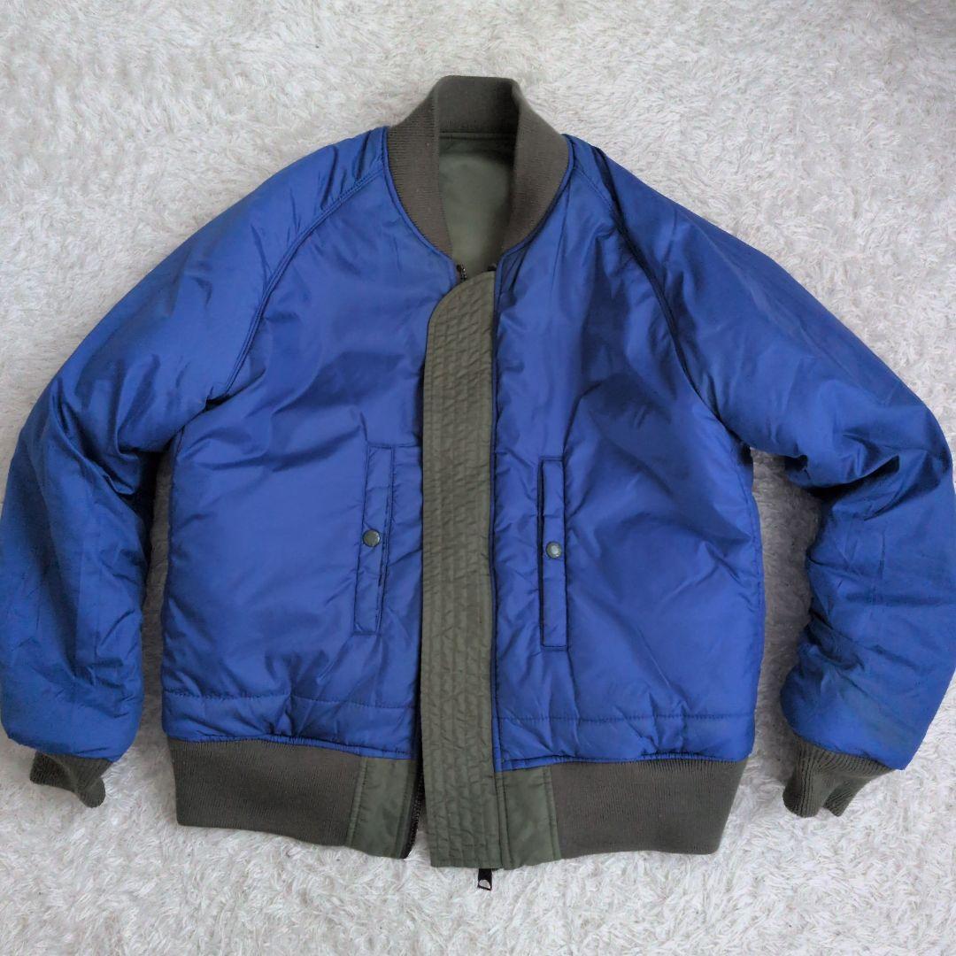 みアビレックス　AVIREX ma-1 完全リバーシブル Lサイズ ブルー