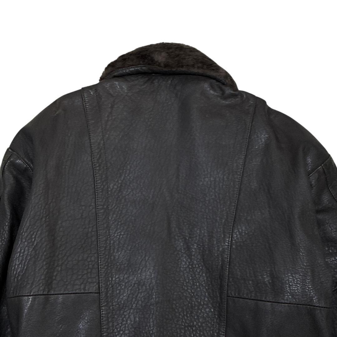 GiVet フライトジャケット G-1レザージャケット 革ジャン 本革 黒 L