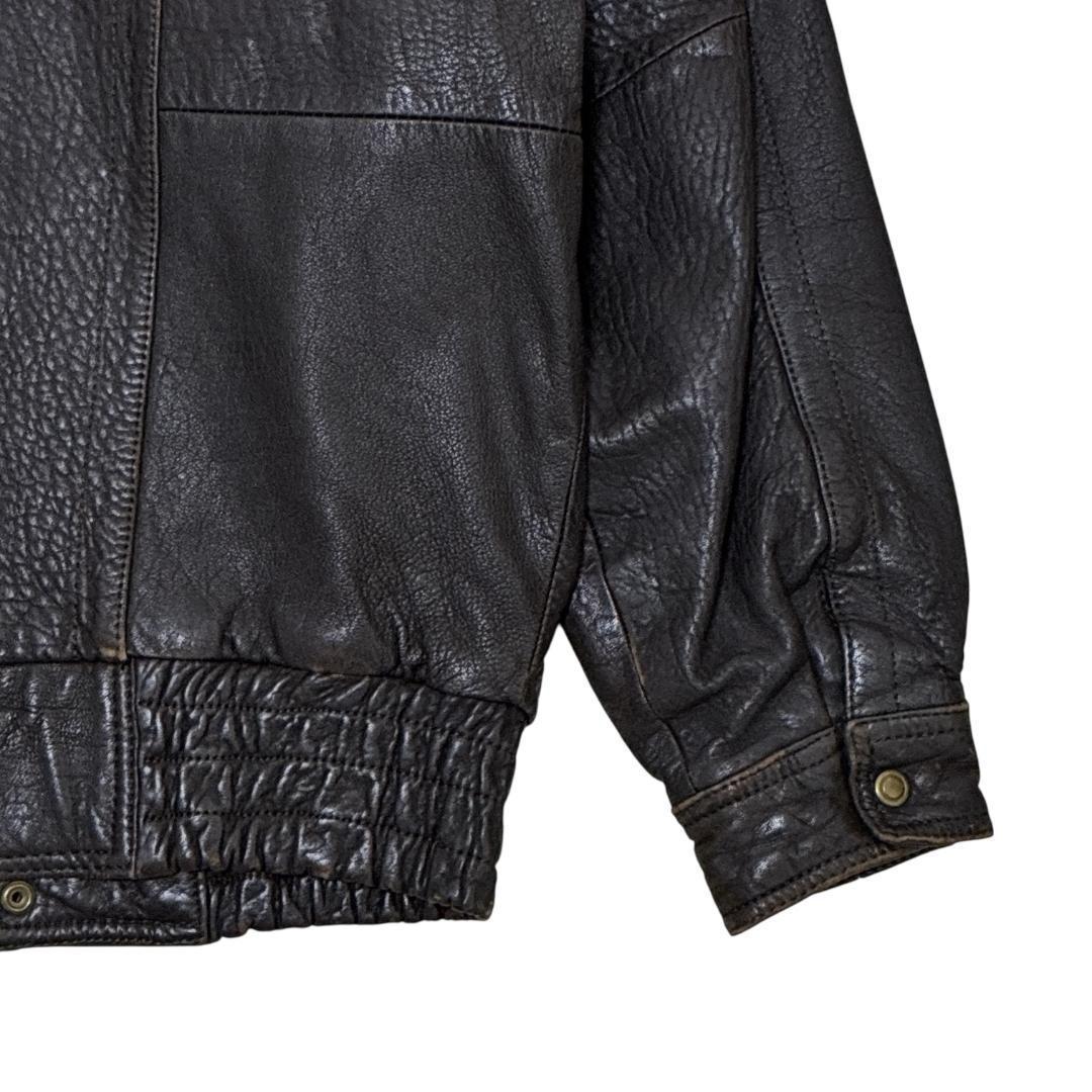 GiVet フライトジャケット G-1レザージャケット 革ジャン 本革 黒 L