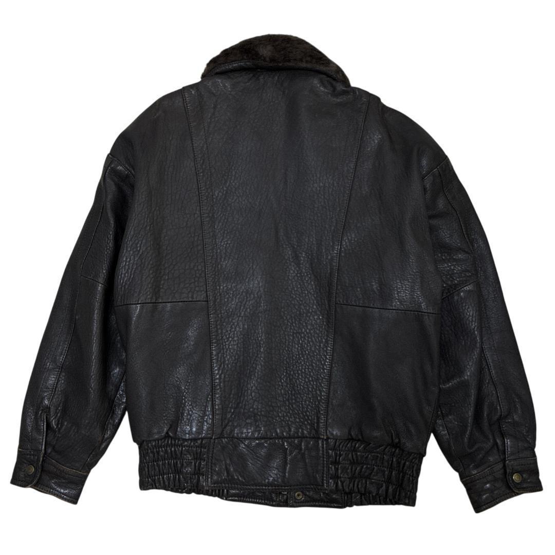 GiVet フライトジャケット G-1レザージャケット 革ジャン 本革 黒 L